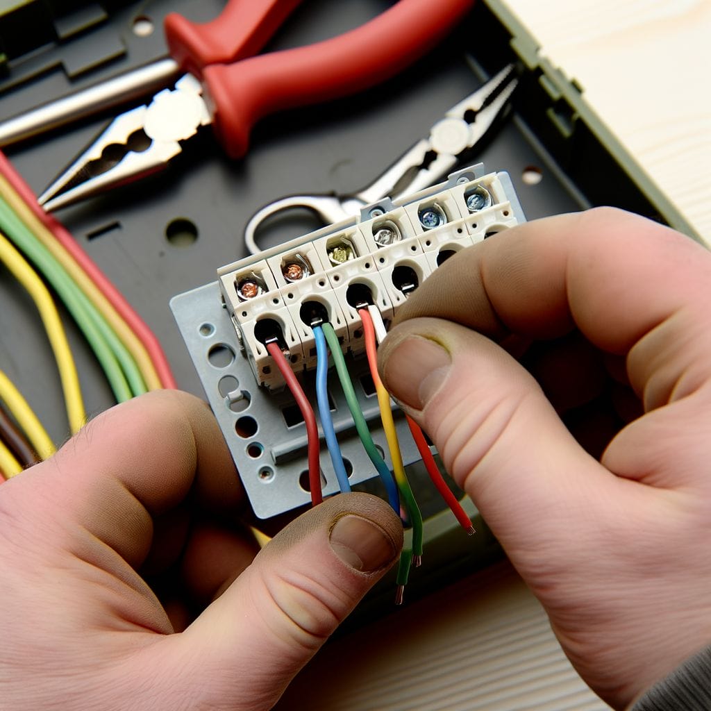 Hands wiring 3-gang switch