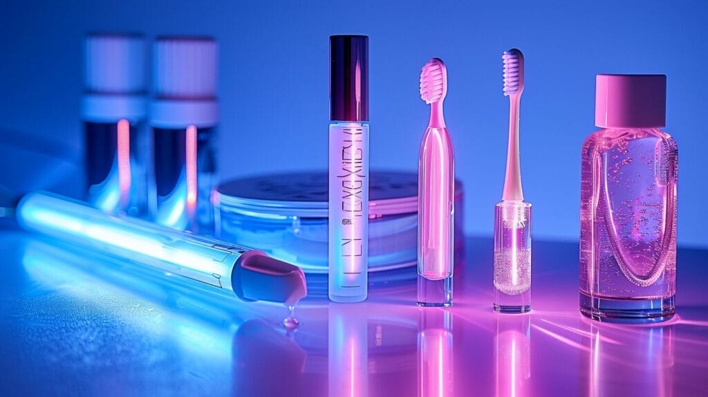 UV lamp sterilizing toothbrush, flashlight detecting counterfeit money, UV curing gel polish