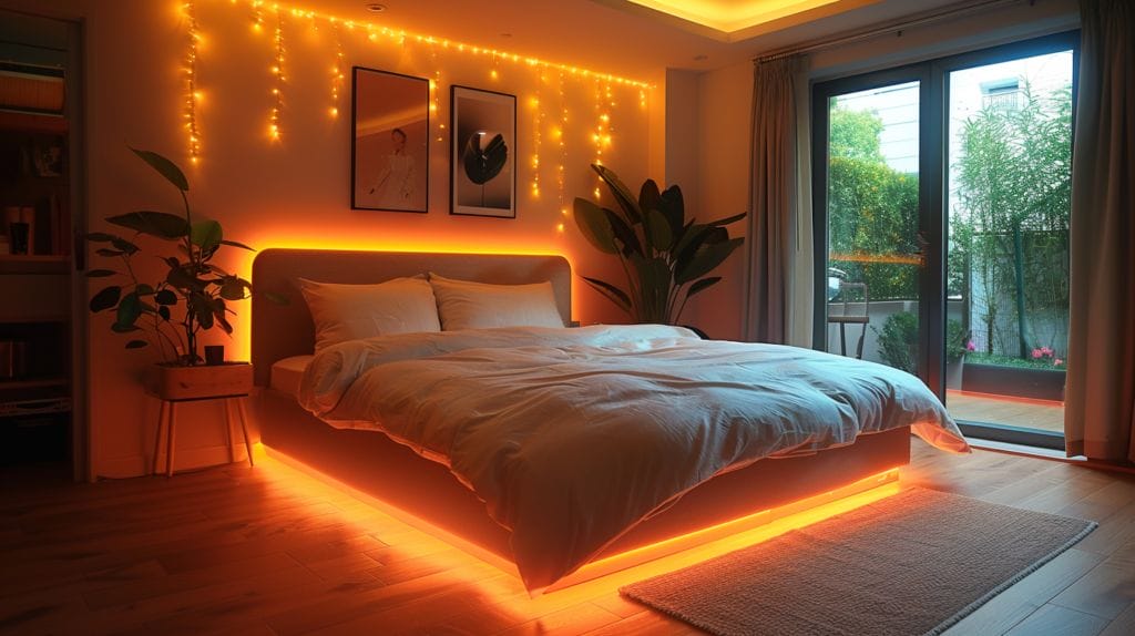 Cute Bedrooms With LED Lights