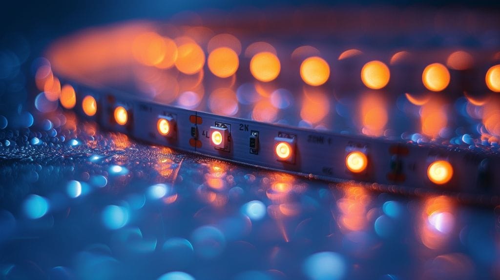 Step-by-step process of mounting LED strips for long-lasting adhesion.