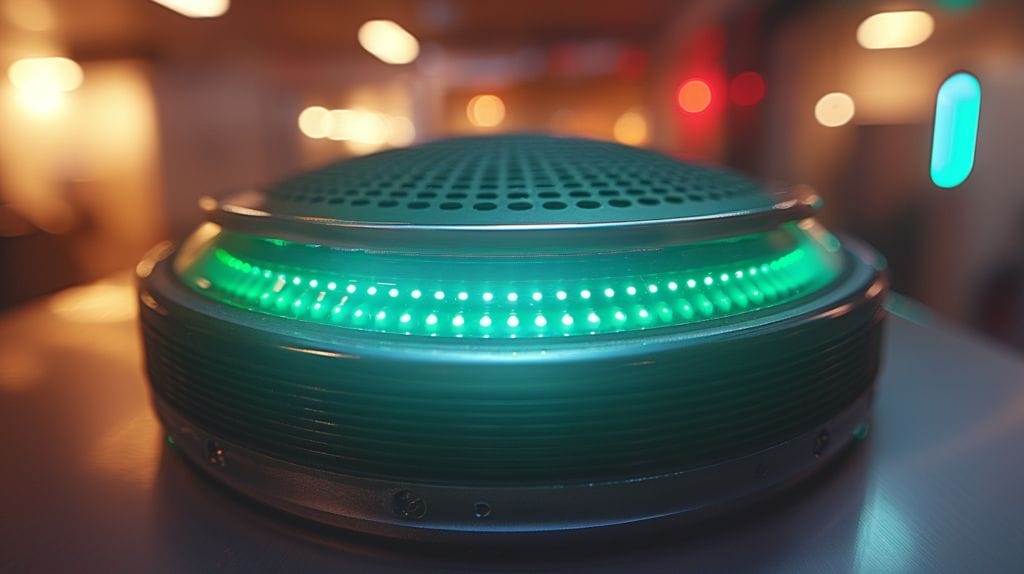 smoke detector, solid green light, maintenance tips, blinking pattern