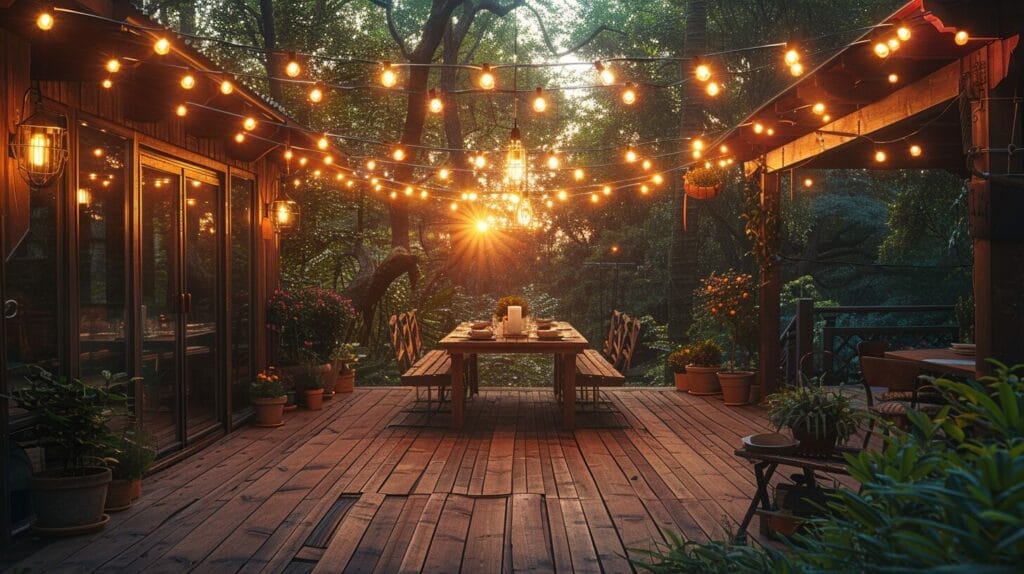 How Do You Hang Outdoor String Lights