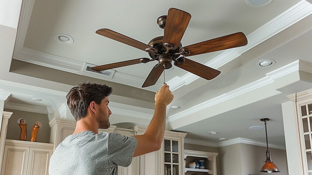 How to Connect a Ceiling Fan With a Light
