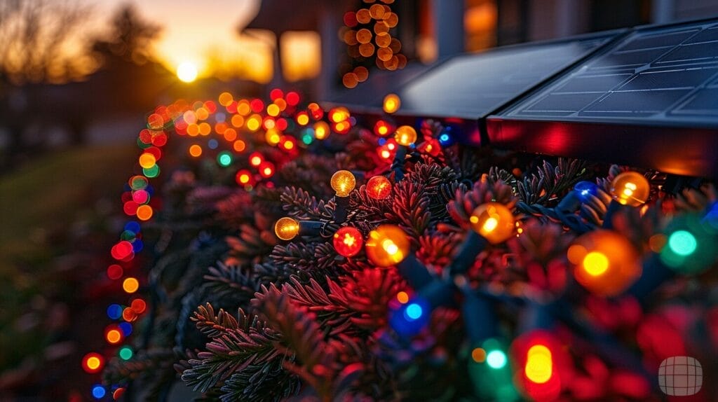 Christmas Lights With Solar Power: 