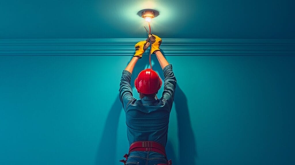 How to Install a Ceiling Light With Existing Wiring
