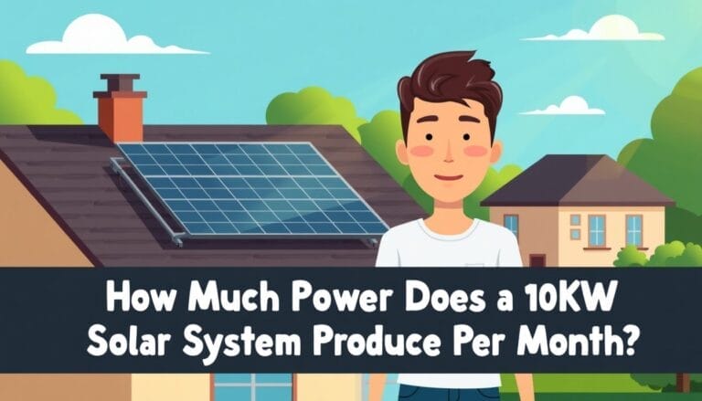 How Much Power Does a 10kW Solar System Produce Per Month?