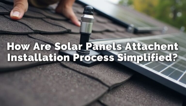 How Are Solar Panels Attached to Roof: Installation Process Simplified